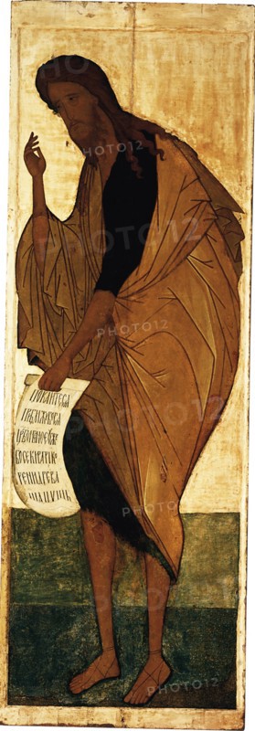 Saint John the Baptist, ca 1408. Artist: Rublev, Andrei (1360/70-1430)