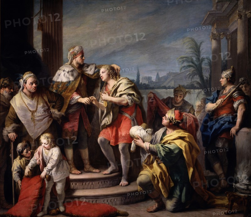 Joseph before Pharaoh, ca 1749. Artist: Amigoni, Jacopo (1675-1752)