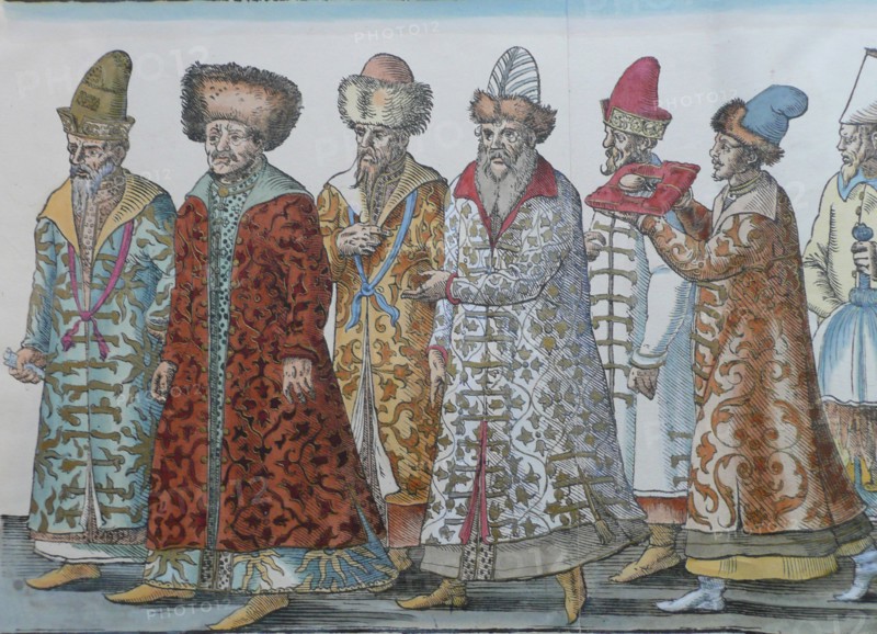 The rulers of Moscow. Grand Duke Ivan III, Vasili III Ivanovich, Ivan IV the Terrible and their Amba Artist: Anonymous