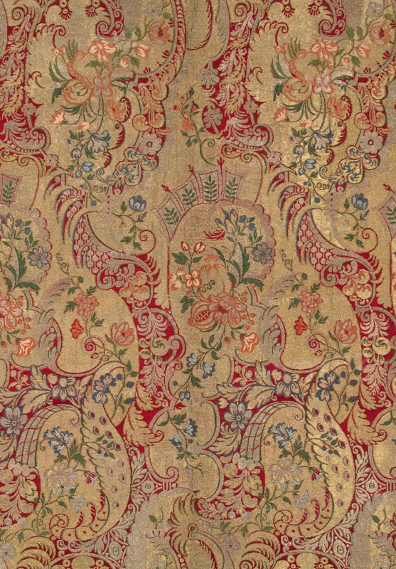 Fragment of Silk Cloth, Early 17th cen. Artist: West European Applied Art