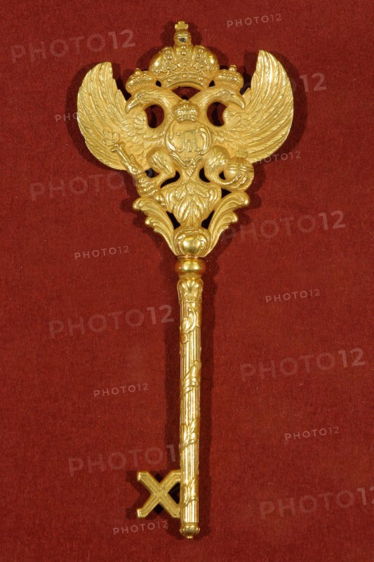 Key of a Chamberlain at the Imperial Court of Russia, Late 18th cent. Artist: Historic Object