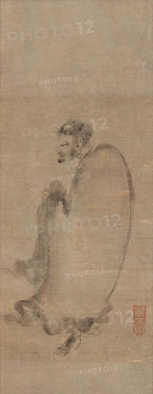 Shakyamuni Descending the Mountain, 15th century. Artist: Chuan Shinko (active 1444-1457)