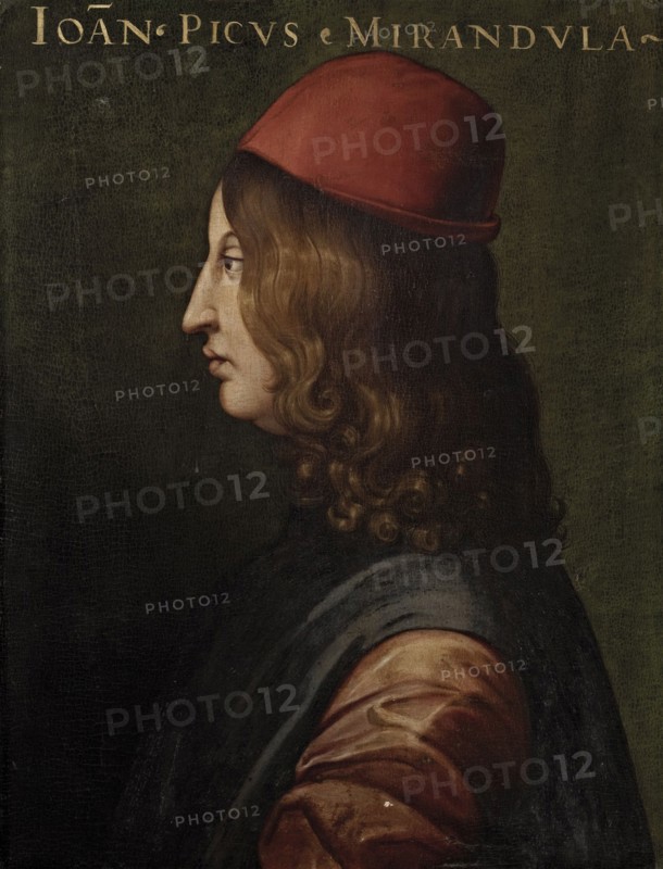 Portrait of Giovanni Pico della Mirandola (Giovio Series), 1562-1568. Artist: Dell'Altissimo, Cristofano (1525-1605)