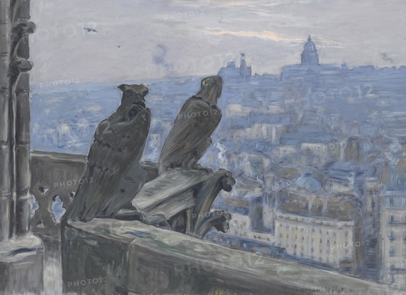 Paris as seen from the towers of Notre Dame, c. 1900. Artist: Moreau-Nélaton, Adolphe Étienne Auguste (1859-1927)