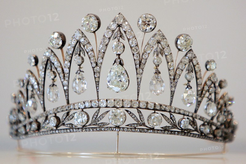 The Empress Josephine Tiara, c. 1890. Artist: Holmström, August (1829-1903)