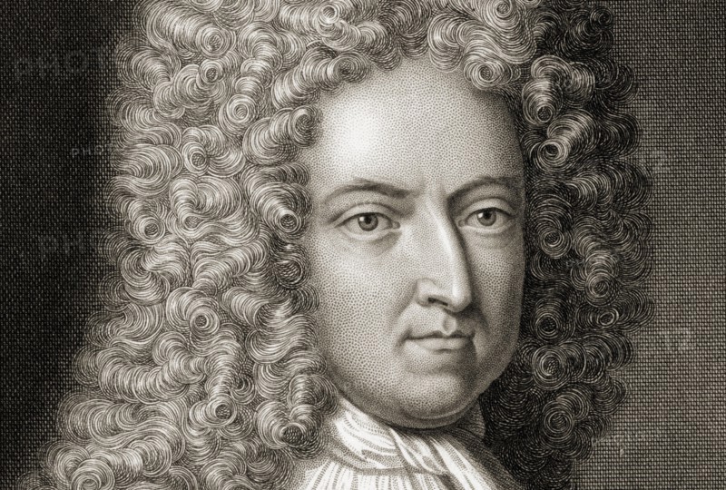 Daniel Defoe (1660-1731) Detail, Early 18th cen. Artist: Vandergucht, Michael (1660-1725)