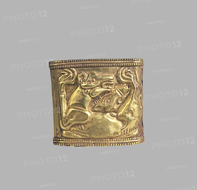 Cover to Sword Sheath, 5th cen. BC. Artist: Scythian Art