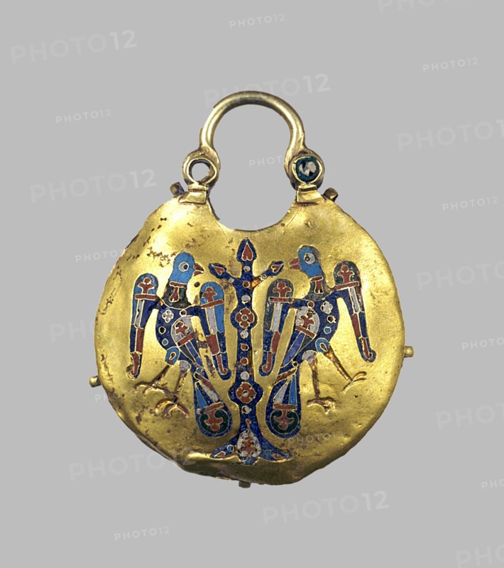 Gold pendant (Kolt), 12th-13th century. Artist: Ancient Russian Art