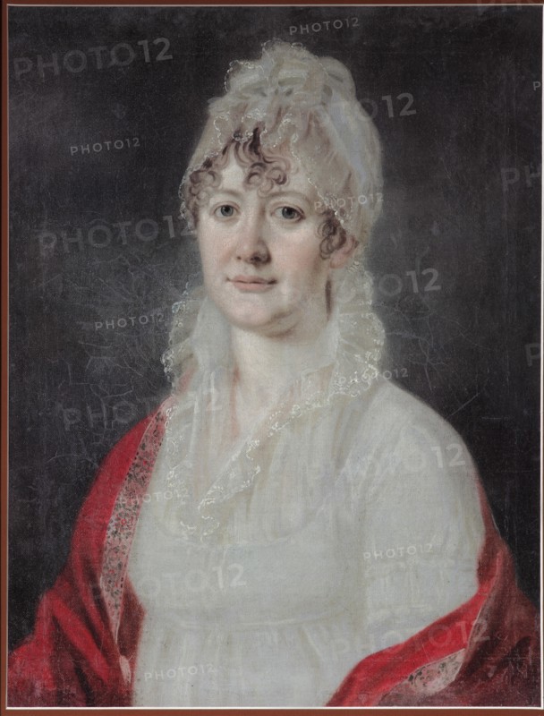 Portrait of Elizaveta Alexeevna Arsenyeva, née Stolypina (1773-1845), Early 19th century. Artist: Anonymous