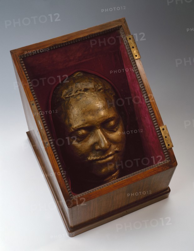 Death mask of Peter I, 1725. Artist: Rastrelli, Bartolomeo Carlo (1675-1744)