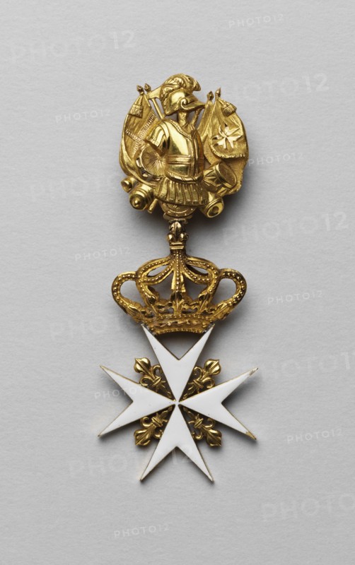 The Maltese cross of Maria Fyodorovna, Late 18th century. Artist: Orders, decorations and medals