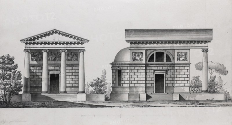 Church Design for the Tutomlin Family . Artist: Quarenghi, Giacomo Antonio Domenico (1744-1817)