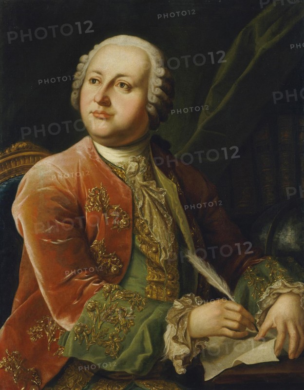 Portrait of Mikhail V. Lomonosov (1711-1765), Second Half of the 18th century. Artist: Anonymous