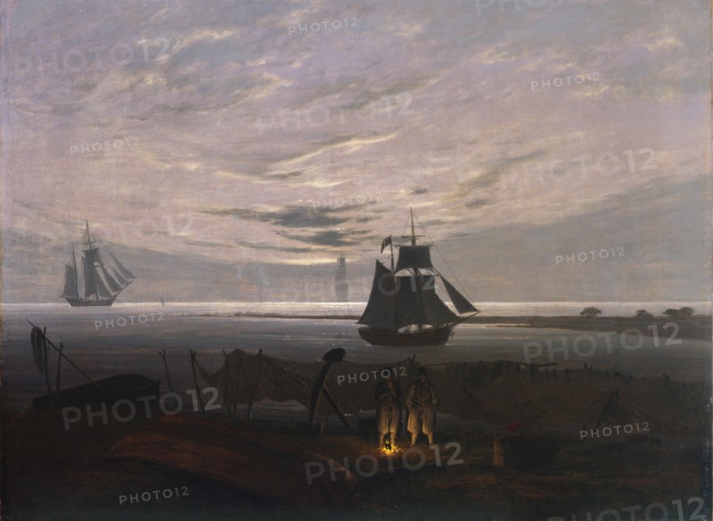 Evening on the Baltic Sea, 1831. Artist: Friedrich, Caspar David (1774-1840)