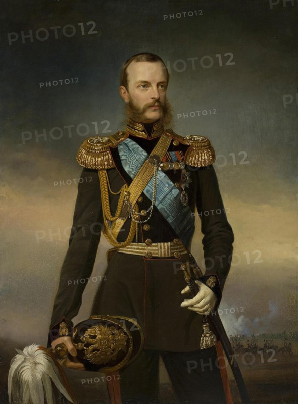Portrait of Grand Duke Michael Nikolaevich of Russia (1832-1909), Early 1860s. Artist: Anonymous