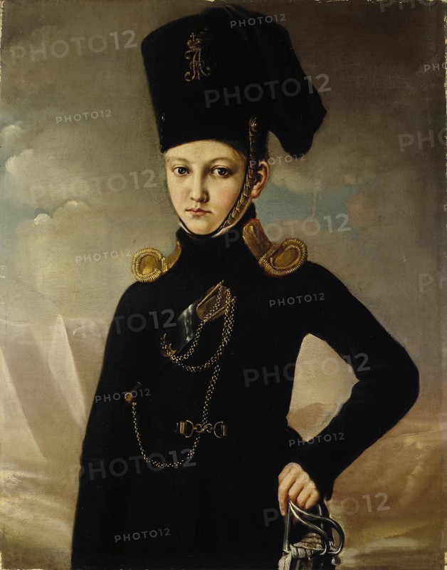 Cossack of the 1st Mounted Cossack Regiment Count M.A. Dmitriev-Mamonov, First quarter of 19th centu Artist: Anonymous