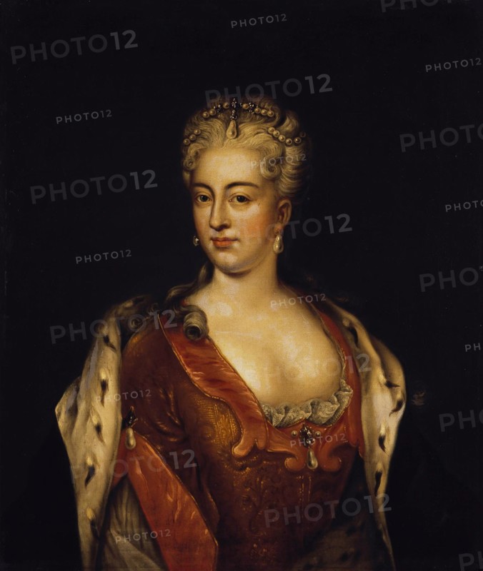 Portrait of Princess Charlotte Christine of Brunswick-Wolfenbüttel, wife of Tsarevich Alexei of Russ Artist: Anonymous