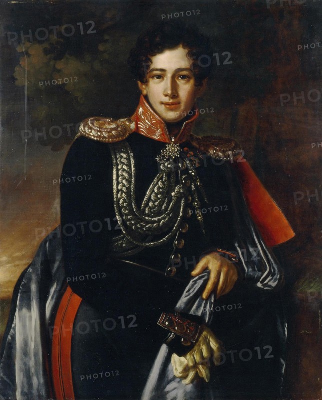 Portrait of Count Nikolay Alexandrovich Samoylov (1800-1842), ca 1825. Artist: Mitoire, Benois Charles (?-after 1830)