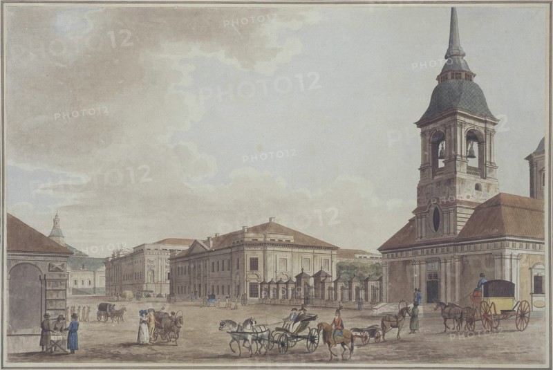 Liteyny Avenue in St. Petersburg, 1790. Artist: Malton, Thomas, the Elder (1726?1801)