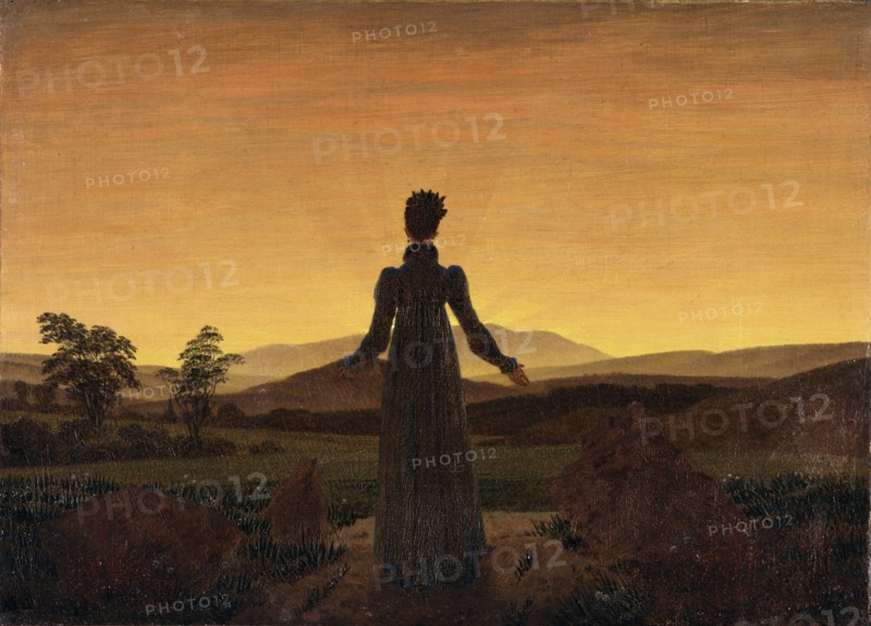Woman before the Rising Sun, ca 1818. Artist: Friedrich, Caspar David (1774-1840)