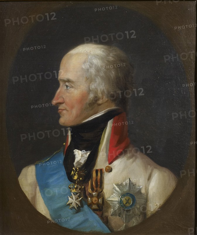 Portrait of Count Levin (Leonty) August Theophil von Bennigsen (1745-1826), c. 1810. Artist: Stroely (Stroehling), Peter Eduard (1768-1826)