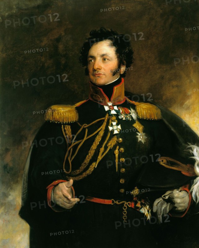 Portrait of General Fyodor Petrovich Uvarov (1773-1824), 1818. Artist: Lawrence, Sir Thomas (1769-1830)