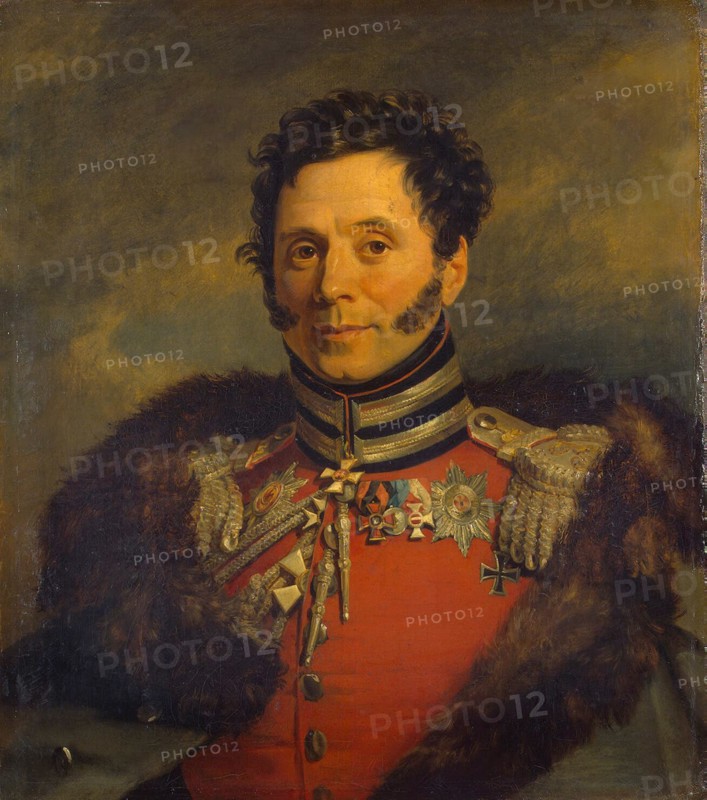 Portrait of General Nikolai Ivanovich Depreradovich (1767-1843), before 1825. Artist: Dawe, George (1781-1829)