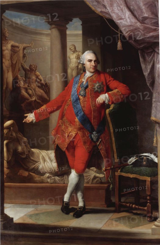 Portrait of Count Kirill Razumovsky (1728-1803), the last Hetman of Ukraine, 1766. Artist: Batoni, Pompeo Girolamo (1708-1787)