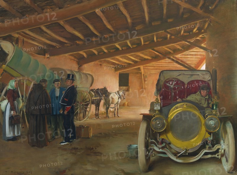 The Coach House, 1907. Artist: Casas, Ramon (1866-1932)