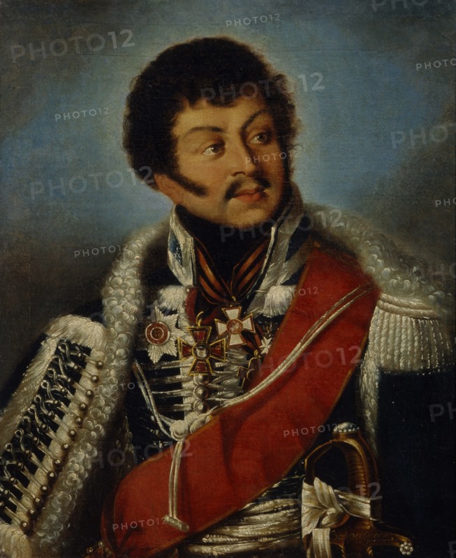 Portrait of the General Dmitry Dmitrievich Shepelev (1771-1841). Artist: Anonymous
