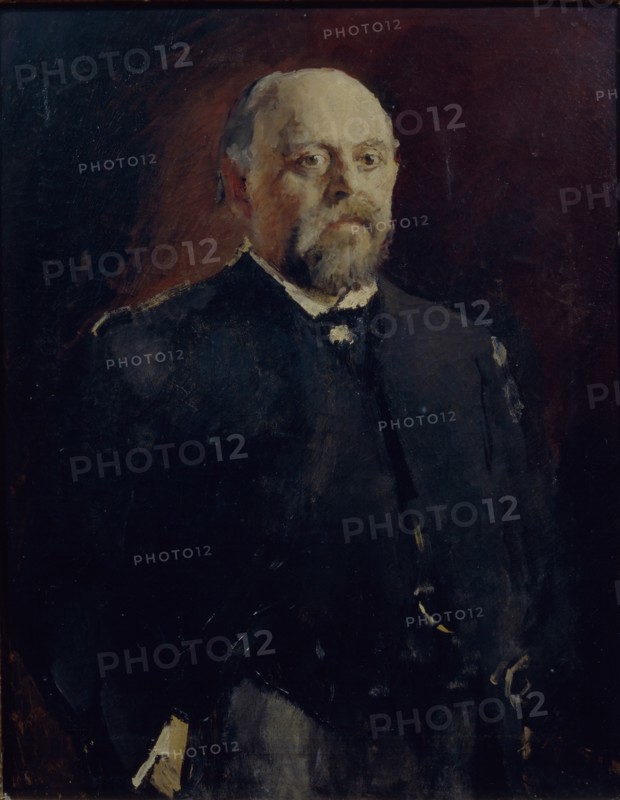 Portrait of Savva Mamontov (1841-1918), 1890. Artist: Serov, Valentin Alexandrovich (1865-1911)