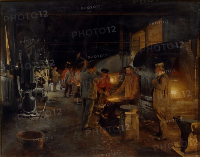 Ironworks, 1902. Artist: Shilder, Andrei Nikolayevich (1861-1919)