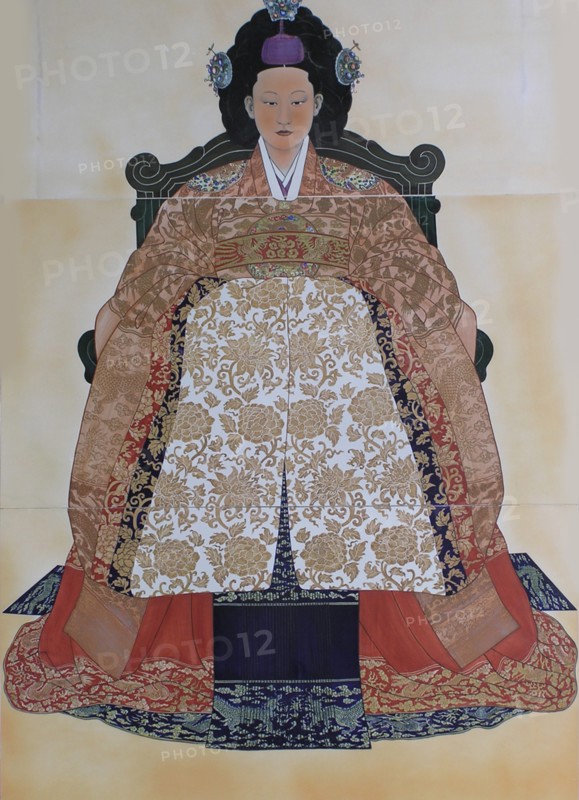 Myeongseong (1851-1895), Empress of Korea. Artist: Anonymous