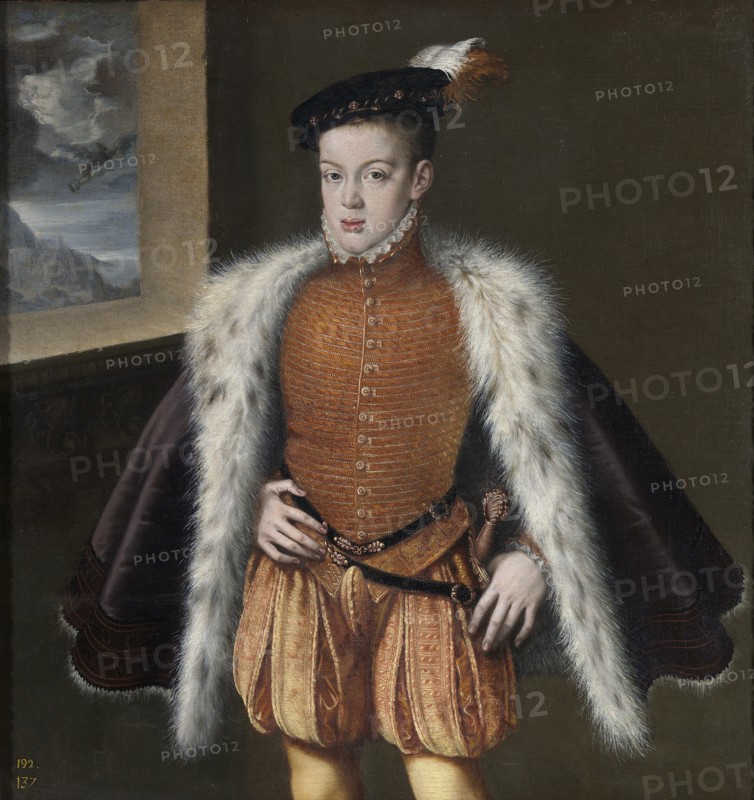 Don Carlos, Prince of Asturias, 1555-1559. Artist: Sánchez Coello, Alonso (1531-1588)