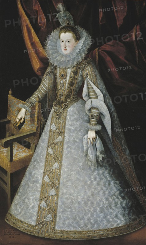 Portrait of Margarita of Austria (1584?1611), 1606. Artist: Pantoja de la Cruz, Juán (1553-1608)