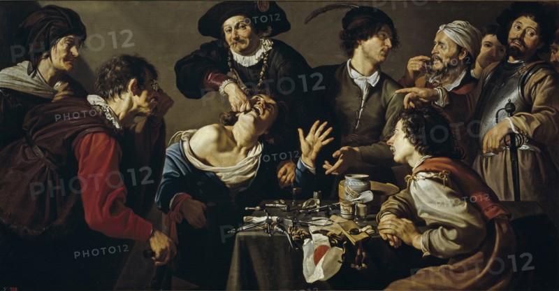 The quacksalver, 1620-1625. Artist: Rombouts, Theodor (1597-1637)