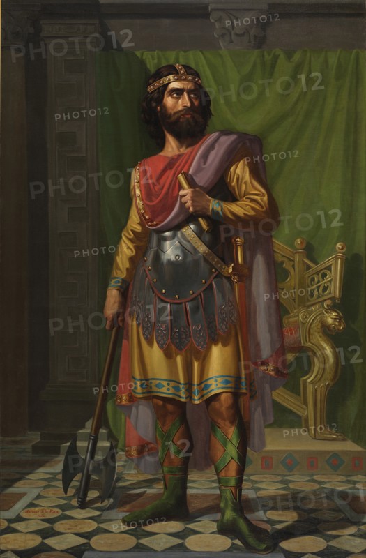 Sisebut, Visigothic King, 1854. Artist: Roca y Delgado, Mariano de la (1825-1872)