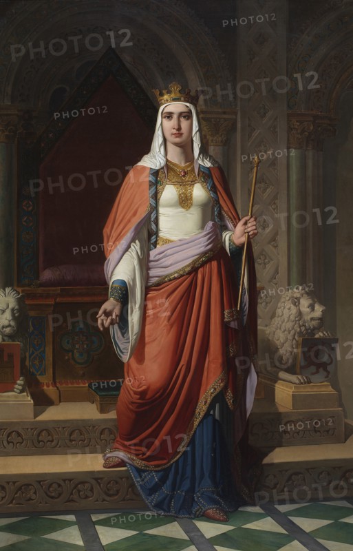 Queen Urraca of León and Castile, 1857. Artist: Múgica y Pérez, Carlos (1821-c. 1876)