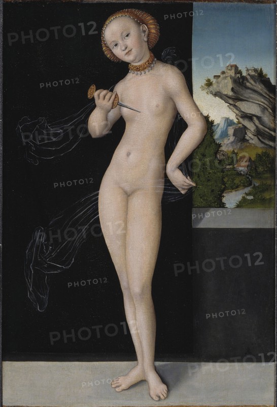 Lucretia, 1528. Artist: Cranach, Lucas, the Elder (1472-1553)