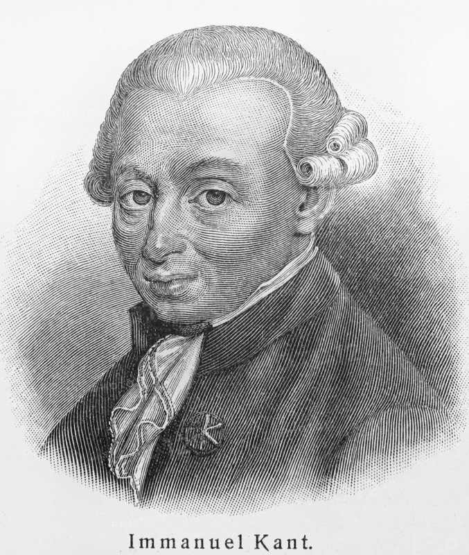 Portrait of Immanuel Kant (1724-1804). Artist: Anonymous