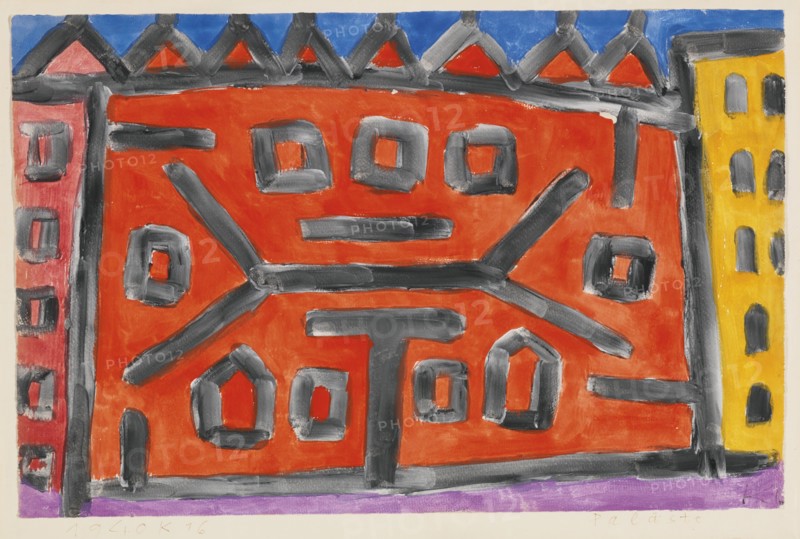 Paläste (Palaces), 1940. Artist: Klee, Paul (1879-1940)