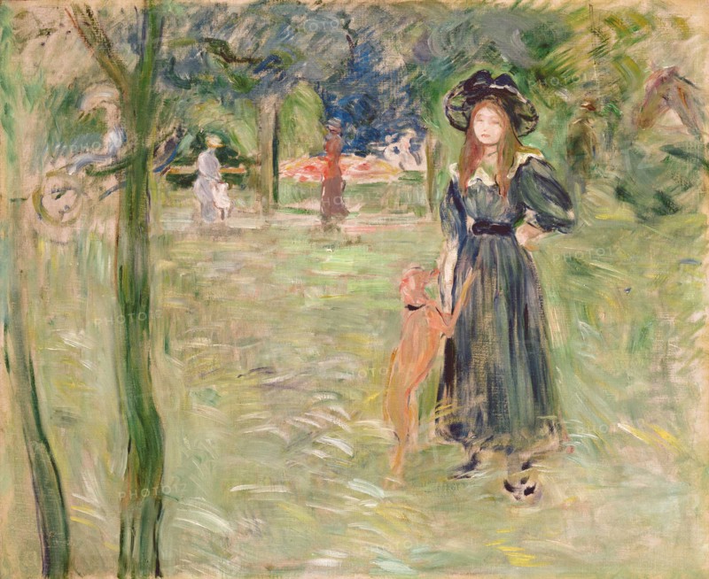 Bois de Boulogne, 1893. Artist: Morisot, Berthe (1841-1895)