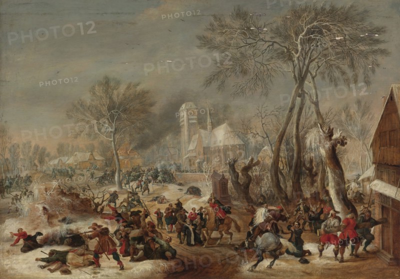 The Sack of a Village. Artist: Snayers, Pieter (1592-1667)
