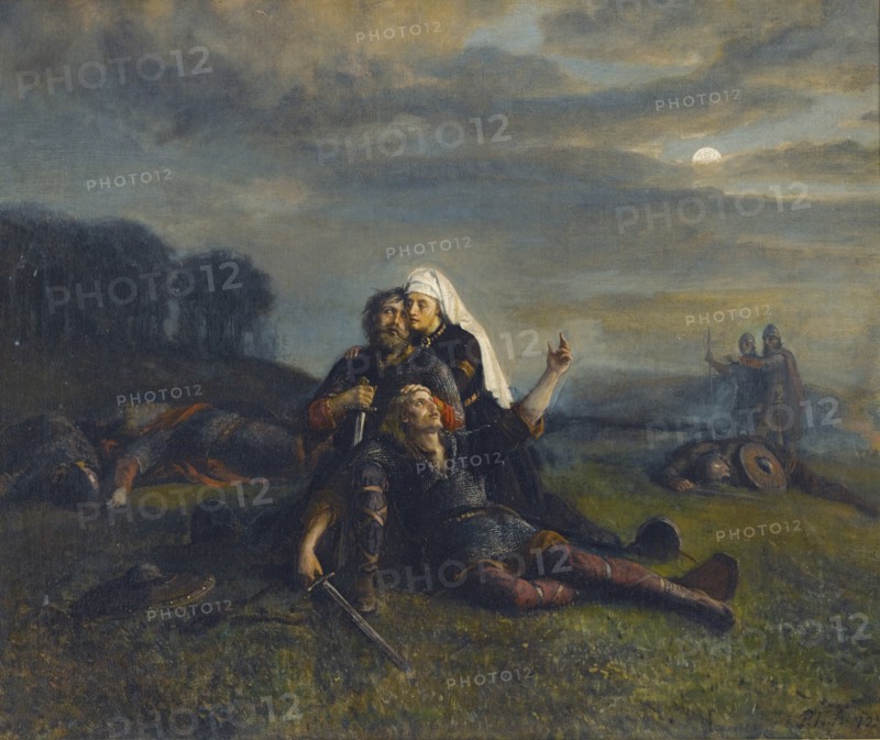 After the Battle. Artist: Arbo, Peter Nicolai (1831-1892)