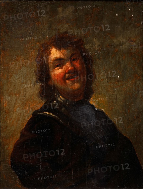 Rembrandt Laughing, 1658. Artist: Schalcken, Godfried Cornelisz (1643-1706)