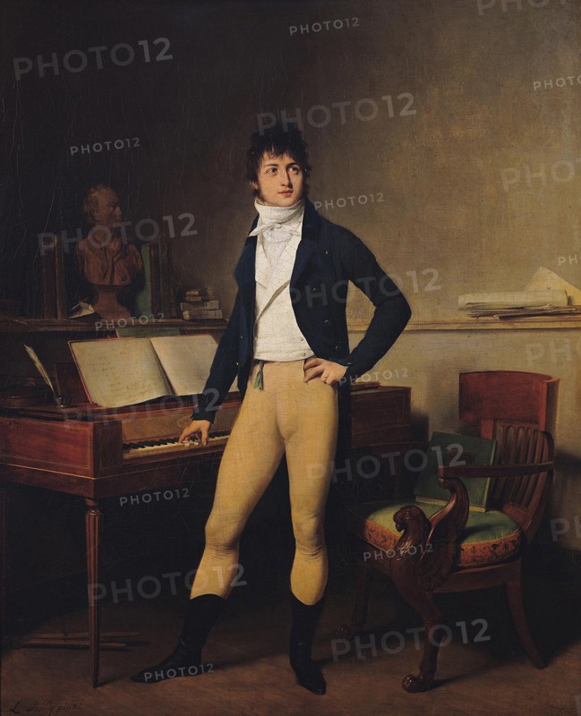 Portrait of the composer François-Adrien Boieldieu (1775-1834), 1800. Artist: Boilly, Louis-Léopold (1761-1845)