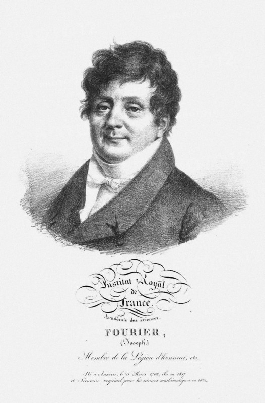 Portrait of Jean Baptiste Joseph Fourier (1768-1830). Artist: Anonymous