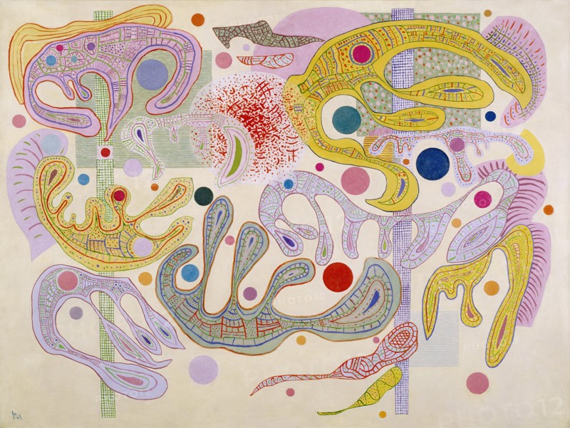 Capricious Forms (Formes capricieuses), 1937. Artist: Kandinsky, Wassily Vasilyevich (1866-1944)
