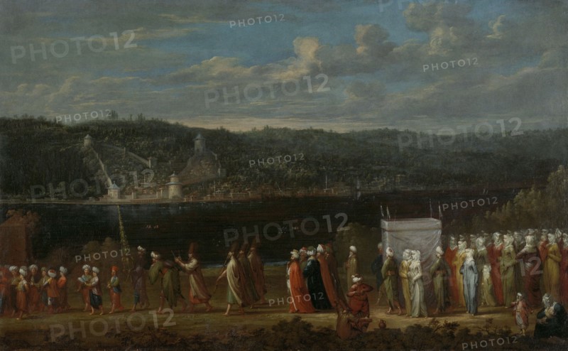 Turkish wedding, 1789. Artist: Vanmour (Van Mour), Jean-Baptiste (1671-1737)
