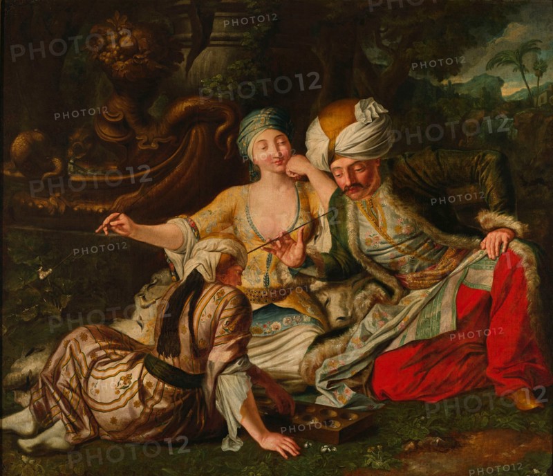 The Mangala Game, First half of the 18th cent.. Artist: Mock, Jan (Johann) Samuel (c. 1687-1737)